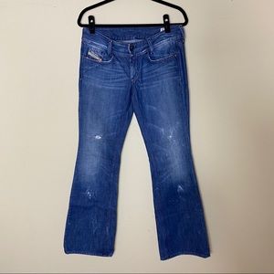 Diesel Louvely Stretchy Bootcut Jeans